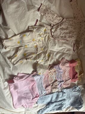 Toddler Mixed Pastel Pajama Tops - Pink, Yellow, Blue